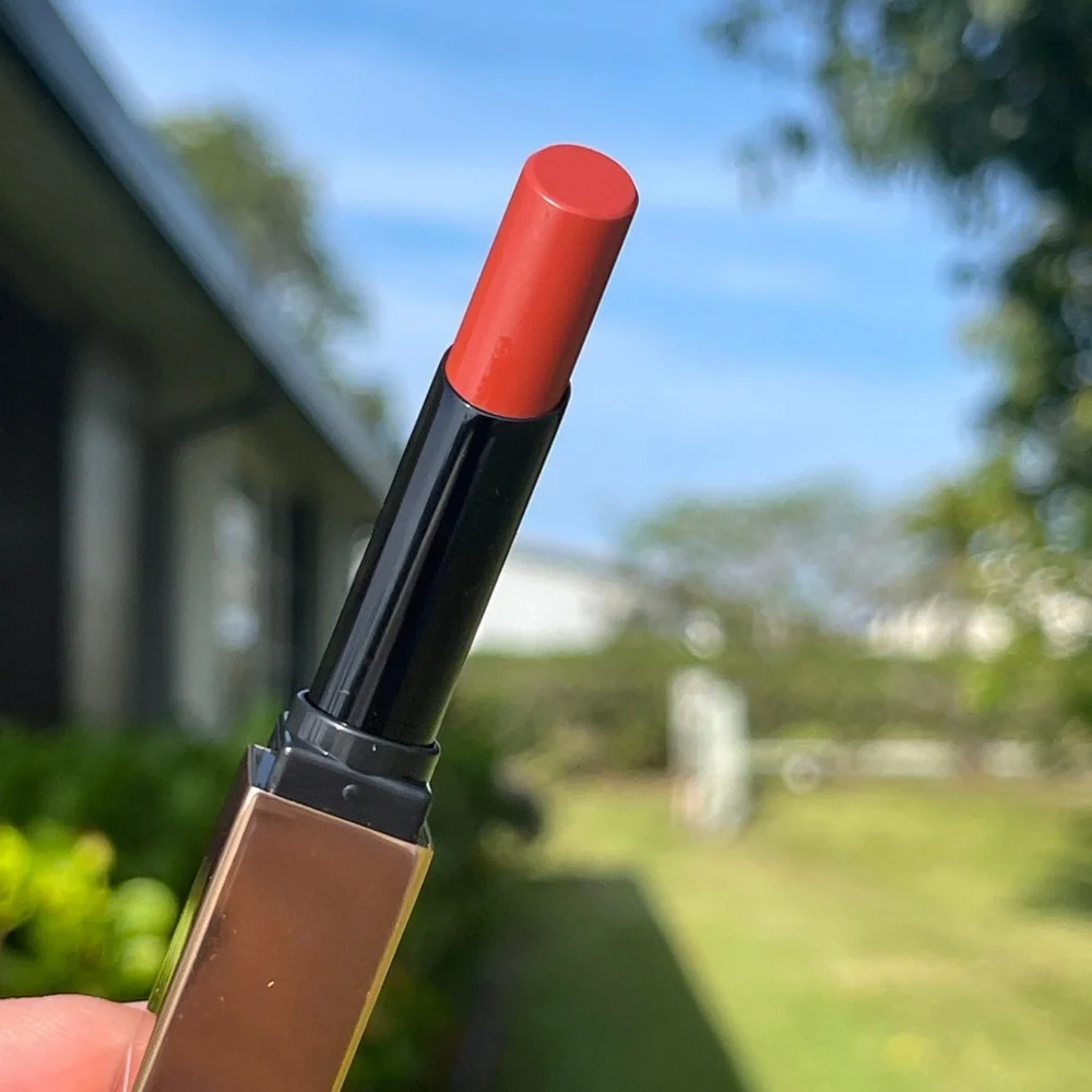 NARS Afterglow Sensual Shine Lipstick In (High Gear 218) Burnished Coral